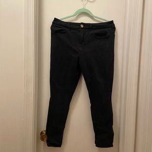 American eagle black skinny jeans 14 regular